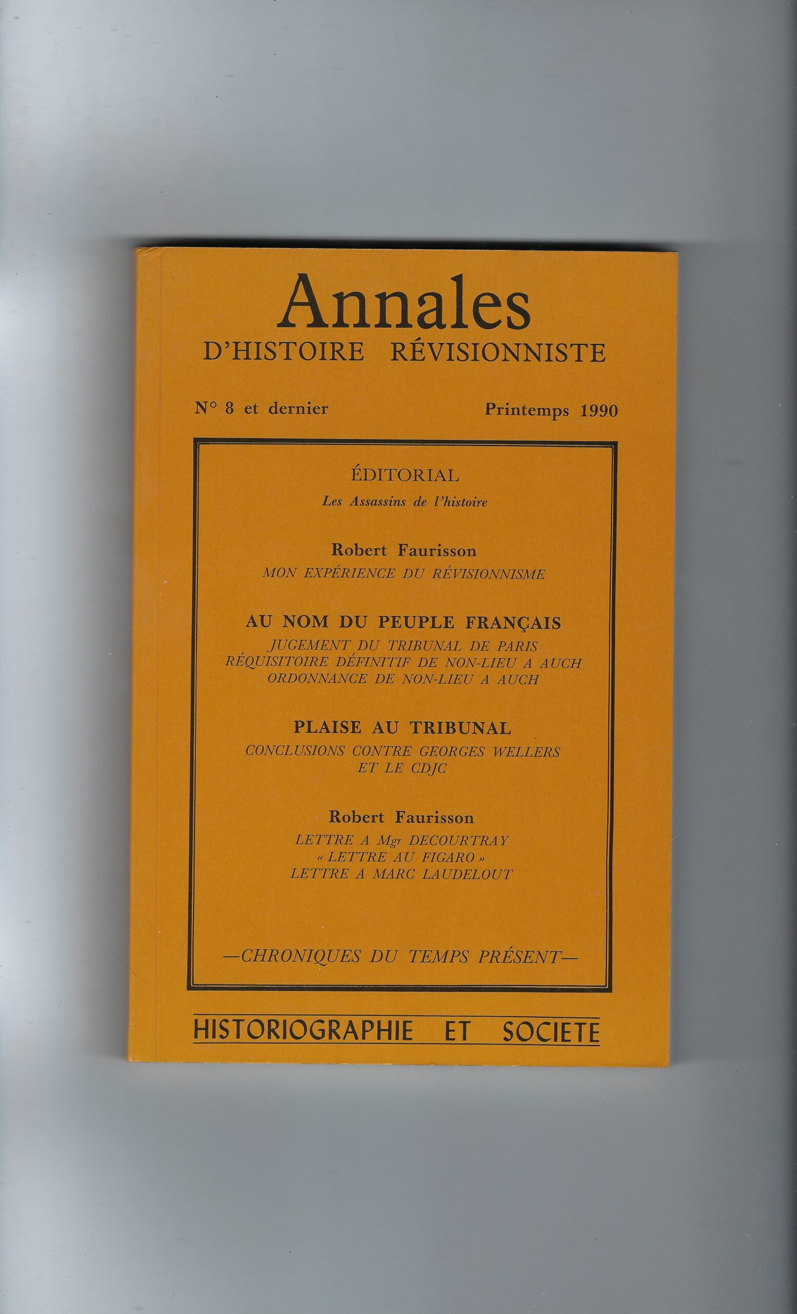 Annales D'histoire Révisionniste