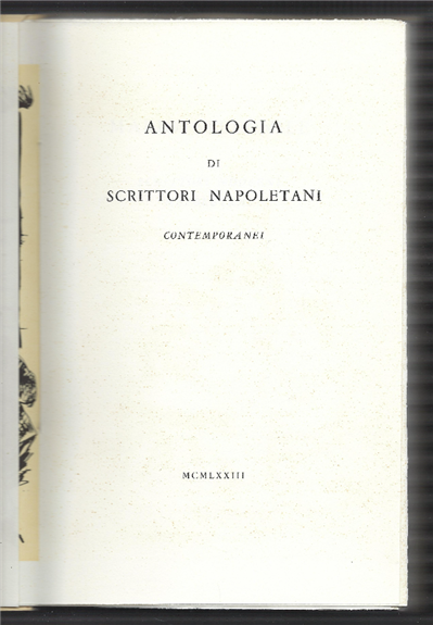 Antologia Di Scrittori Napoletani Contemporanei