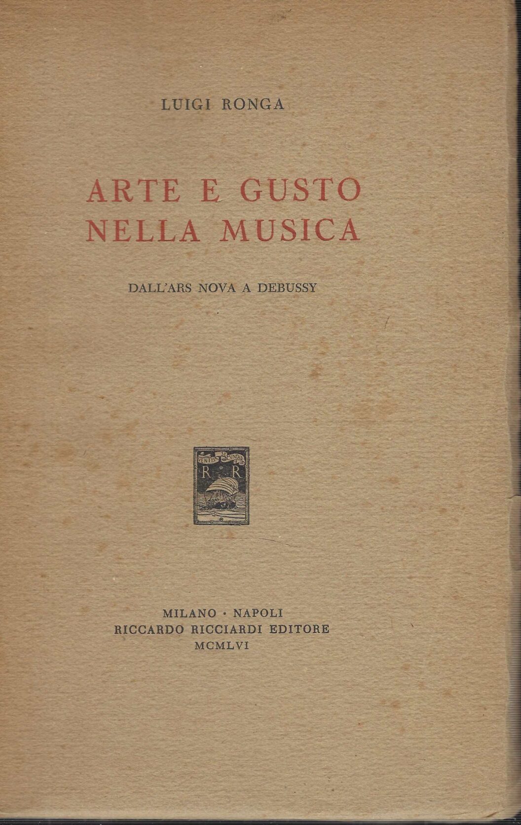 Arte E Gusto Nella Musica