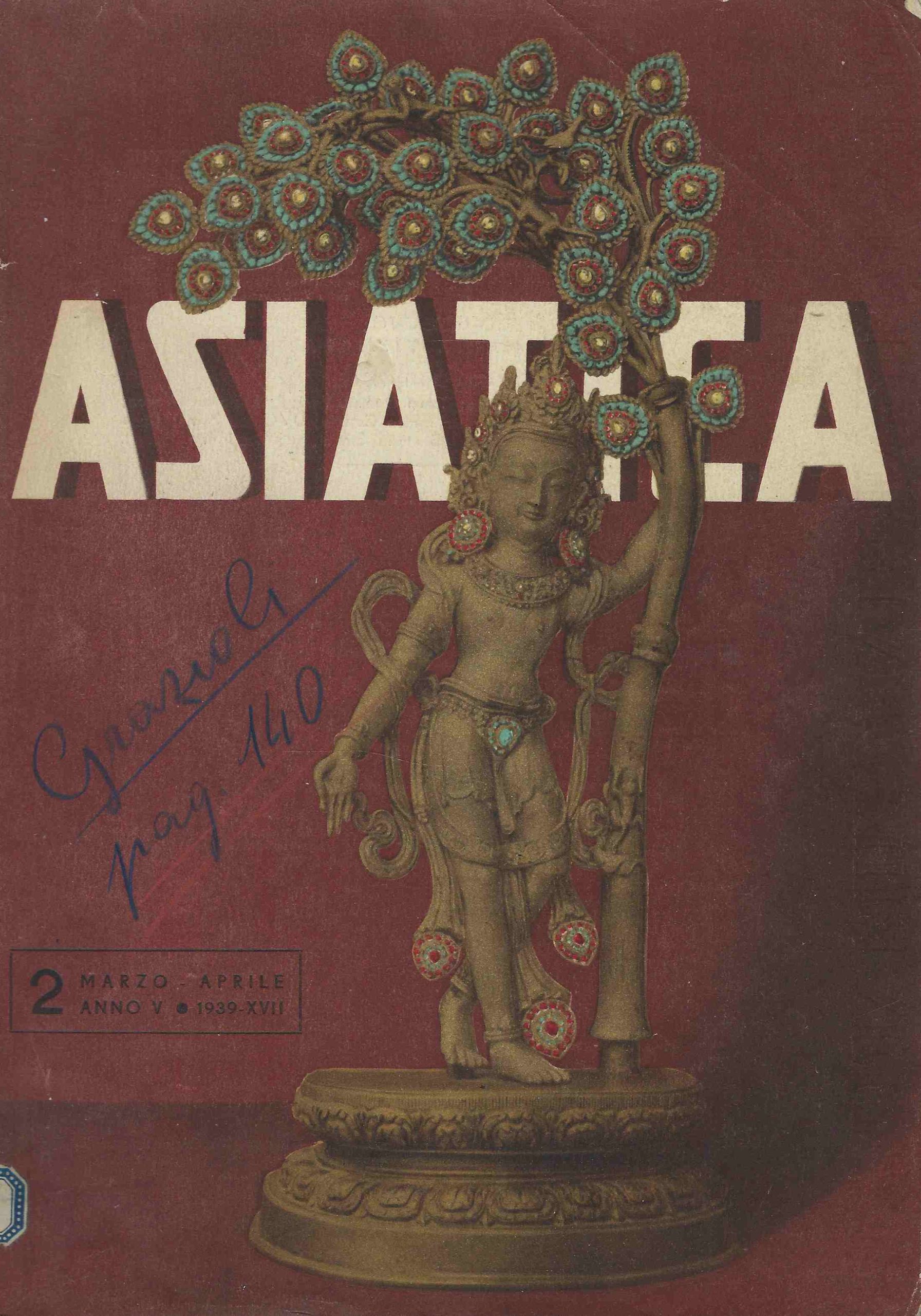 Asiatica. Anno V . 2 Marzo Aprile 1939