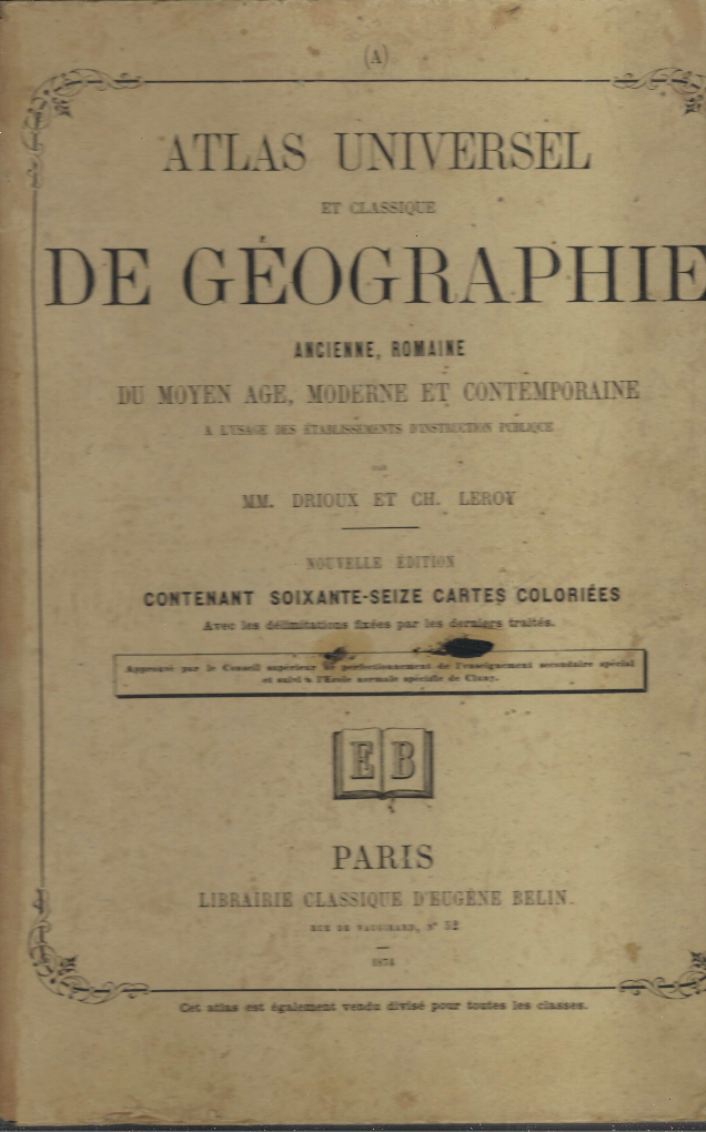 Atlas Universel Et Classique De Geographie