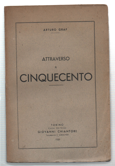 Attraverso Il Cinquecento