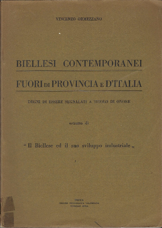 Biellesi Contemporanei Fuori Di Provincia E D'italia