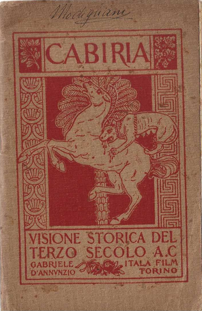 Cabiria visione storia del terzo secolo A.c.