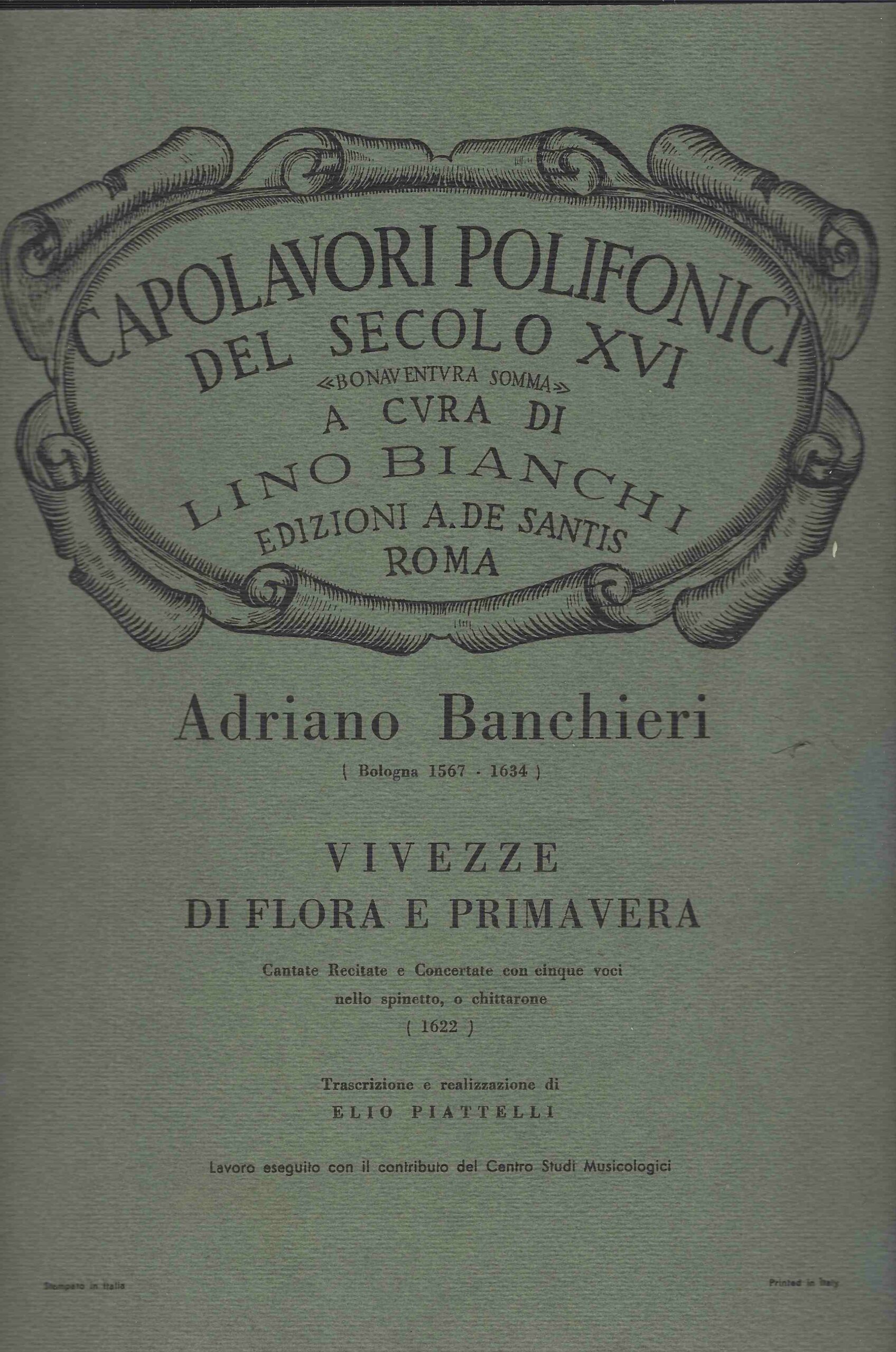 capolavori polifonici del secolo XVI "Bonaventura Somma" a cura di …