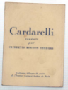 Cardarelli Traduit Par Pierrete Renard Georges