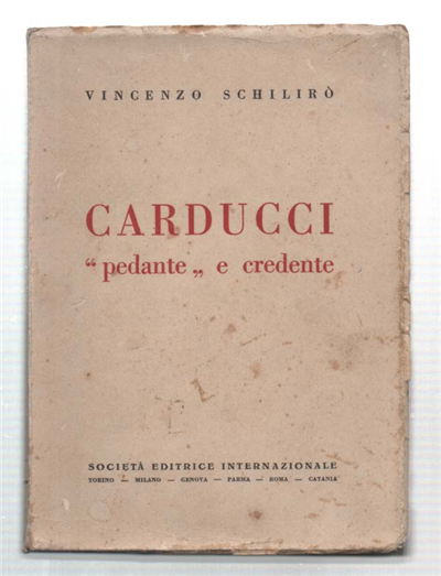 Carducci "Pedante" E Credente