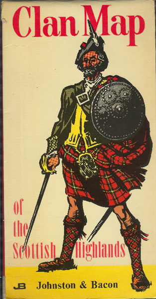 Clan Map Of The Scottish Highlands