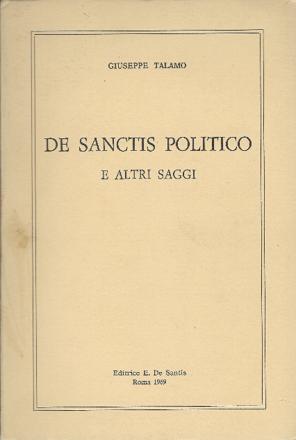 De Sanctis Politico E Altri Saggi