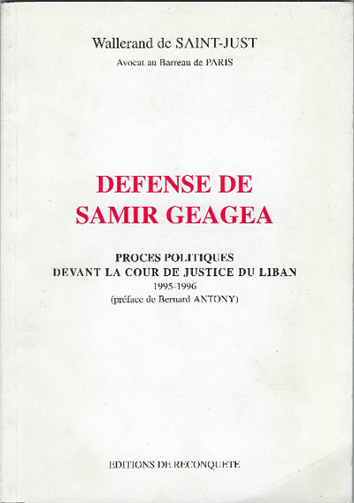 Defense De Samir Geagea - Proces Politiques Devant La Cour …