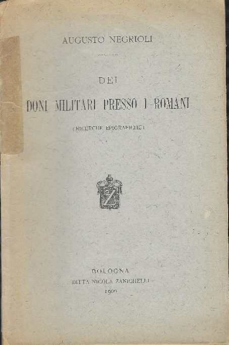 Dei Doni Militari Presso I Romani