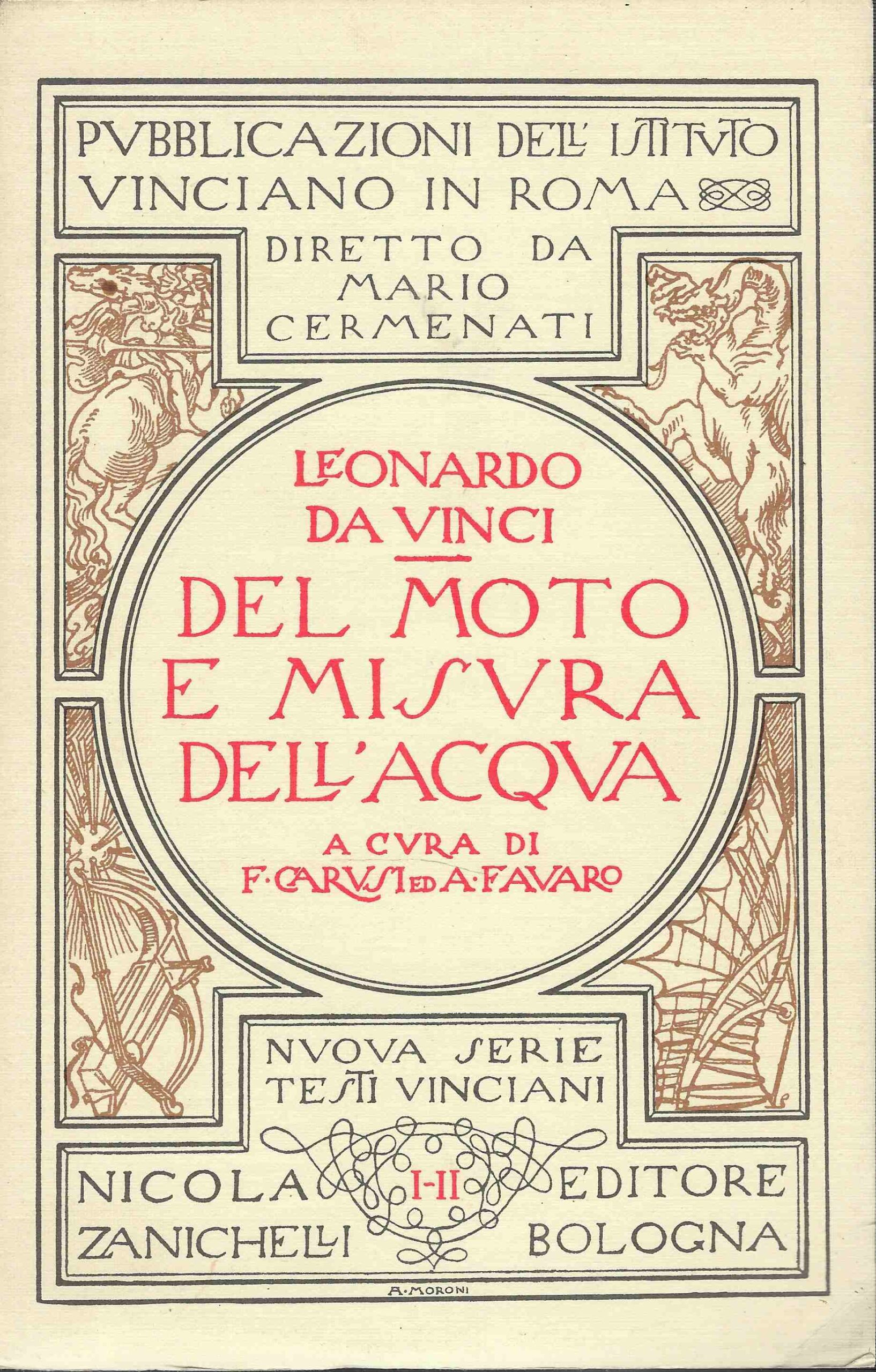 Del moto e misura dell'acqua