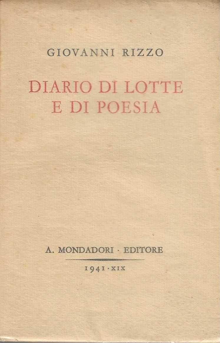 Diario di lotte e di poesia