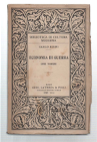 Economia Di Guerra. Linee Teoriche