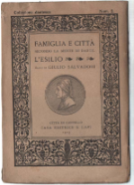 Famiglia E Città Secondo La Mente Di Dante. L'esilio.