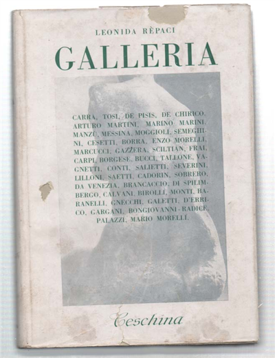 Galleria. Taccuino Artistico Degli Anni Di Guerra 1941 - 1942 …