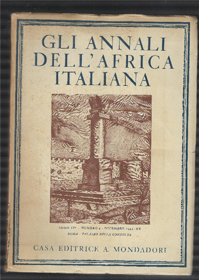 Gli Annali Dell'africa Italiana