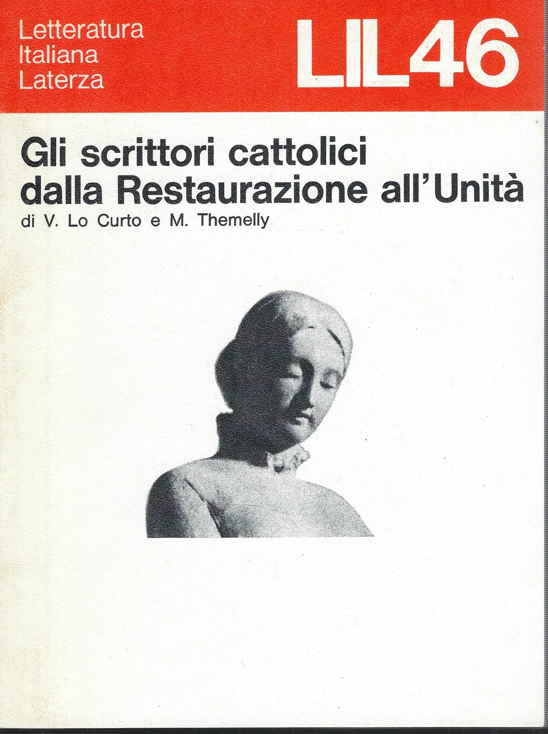 Gli scrittori cattolici dalla restaurazione all'unità