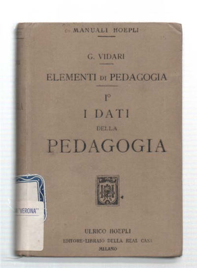 I Dati Della Pedagogia I.