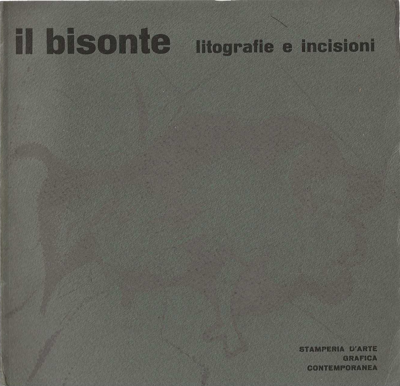 il bisonte litografie e incisioni