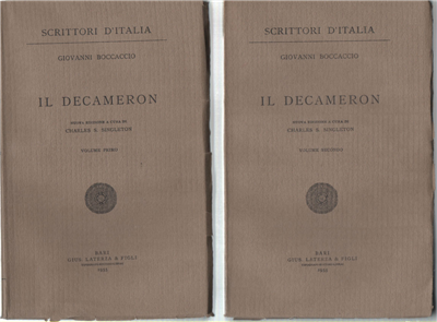 Il Decameron. Due Volumi