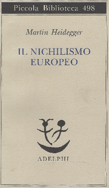 Il Nichilismo Europeo