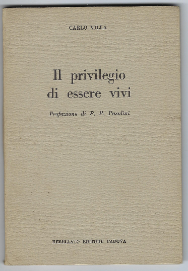 Il Privilegio Di Essere Vivo