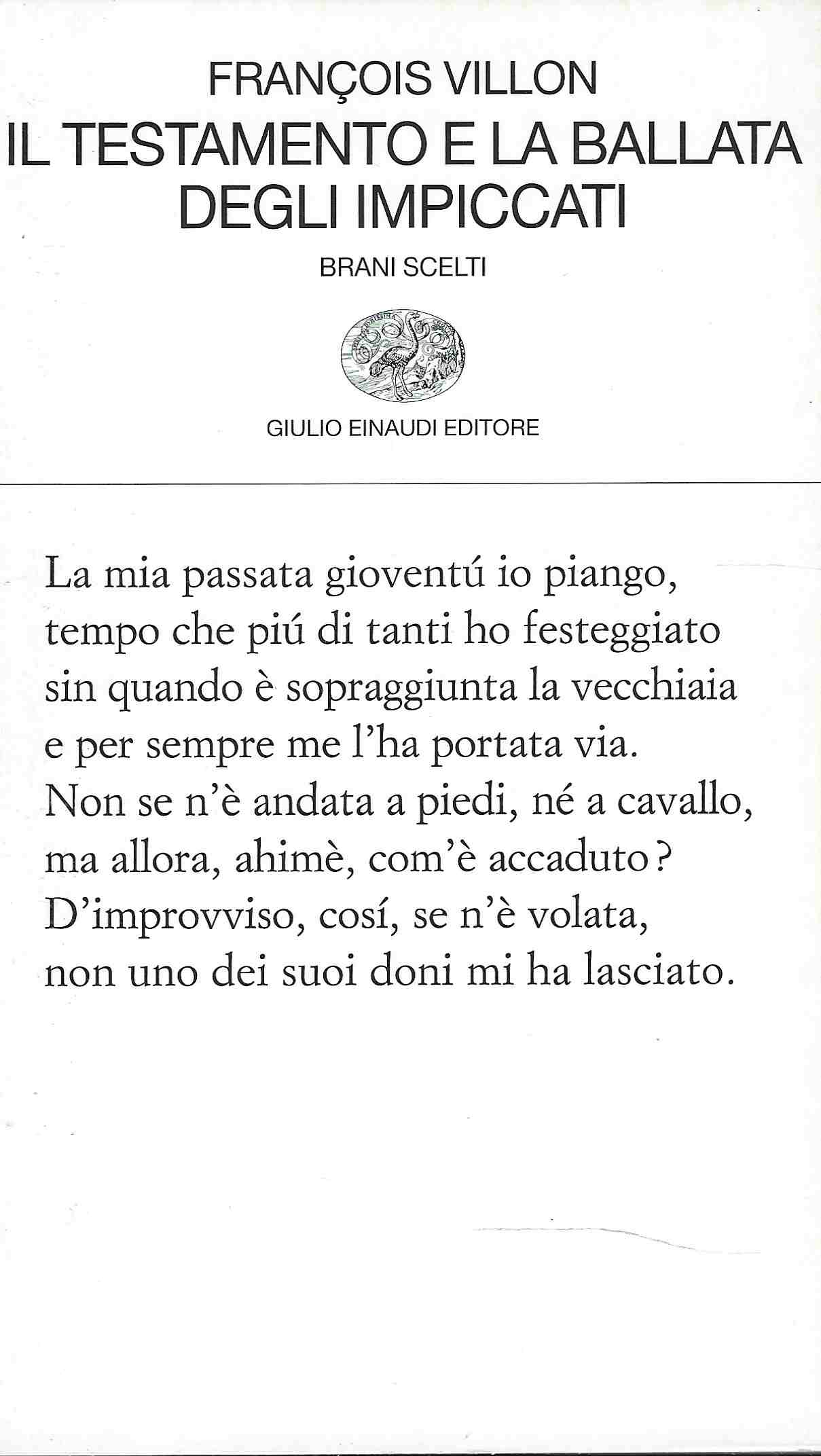 Il Testamento e la Ballata degli Impiccati