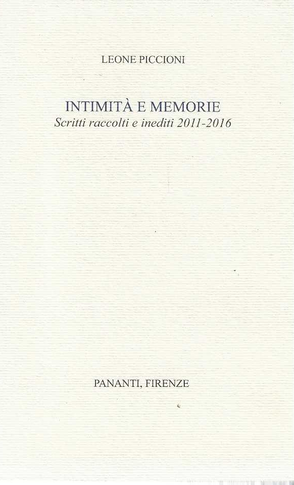 Intimità e memorie
