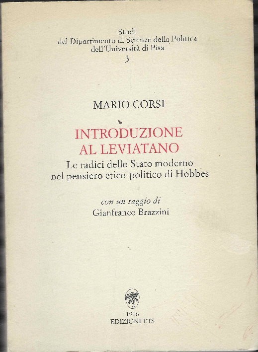 Introduzione Al Leviatano Le Radici Dello Stato Moderno Nel Pensiero …