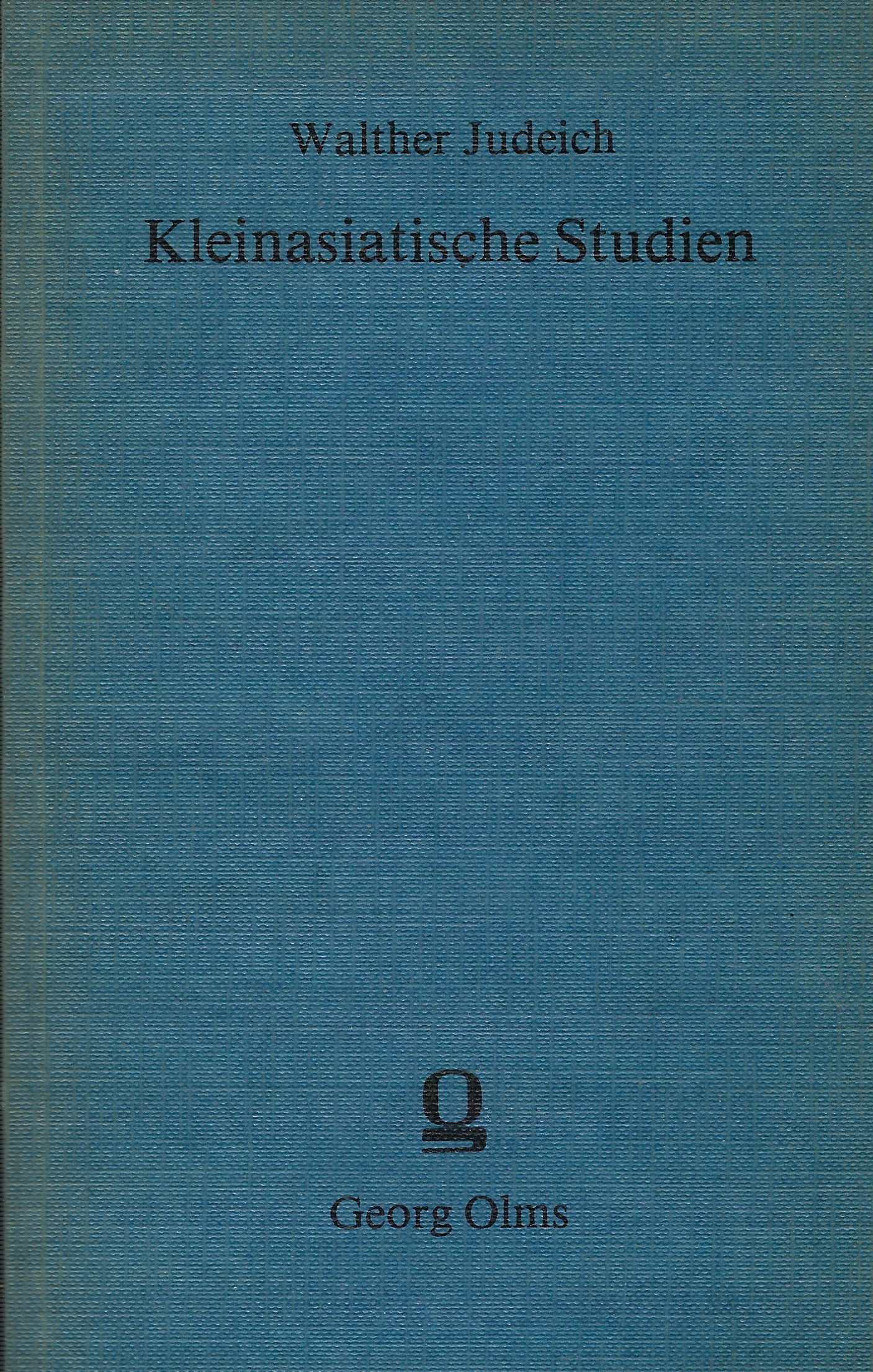 Kleinasiatische Studien