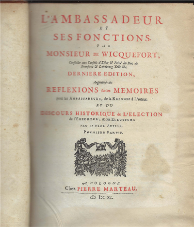 L'ambassadeur Et Ses Fonctions