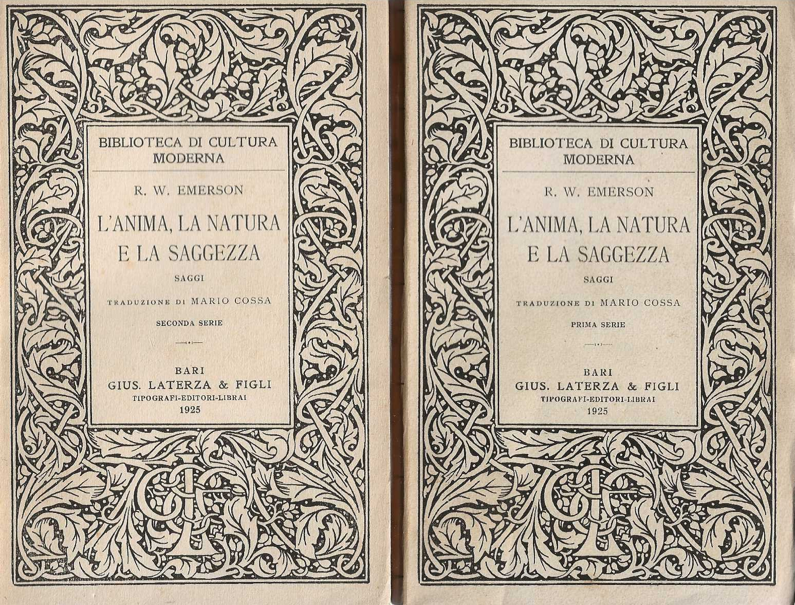 L'anima, la natura e la saggezza
