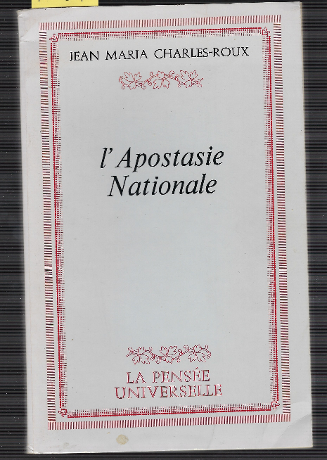 L'apostasie Nationale