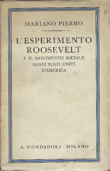 L'esperimento Roosevelt E Il Movimento Sociale Negli Stati Uniti D'america