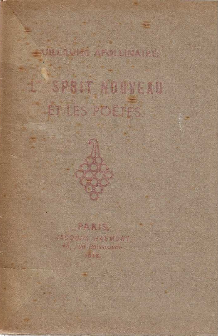 L'esprit Nouveau et les poetes