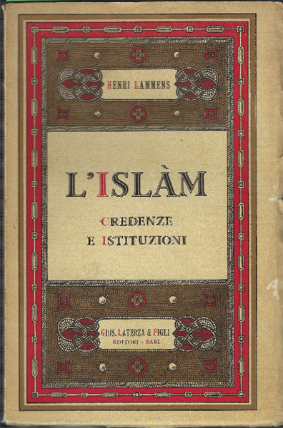 L'islam Credenze E Istituzioni