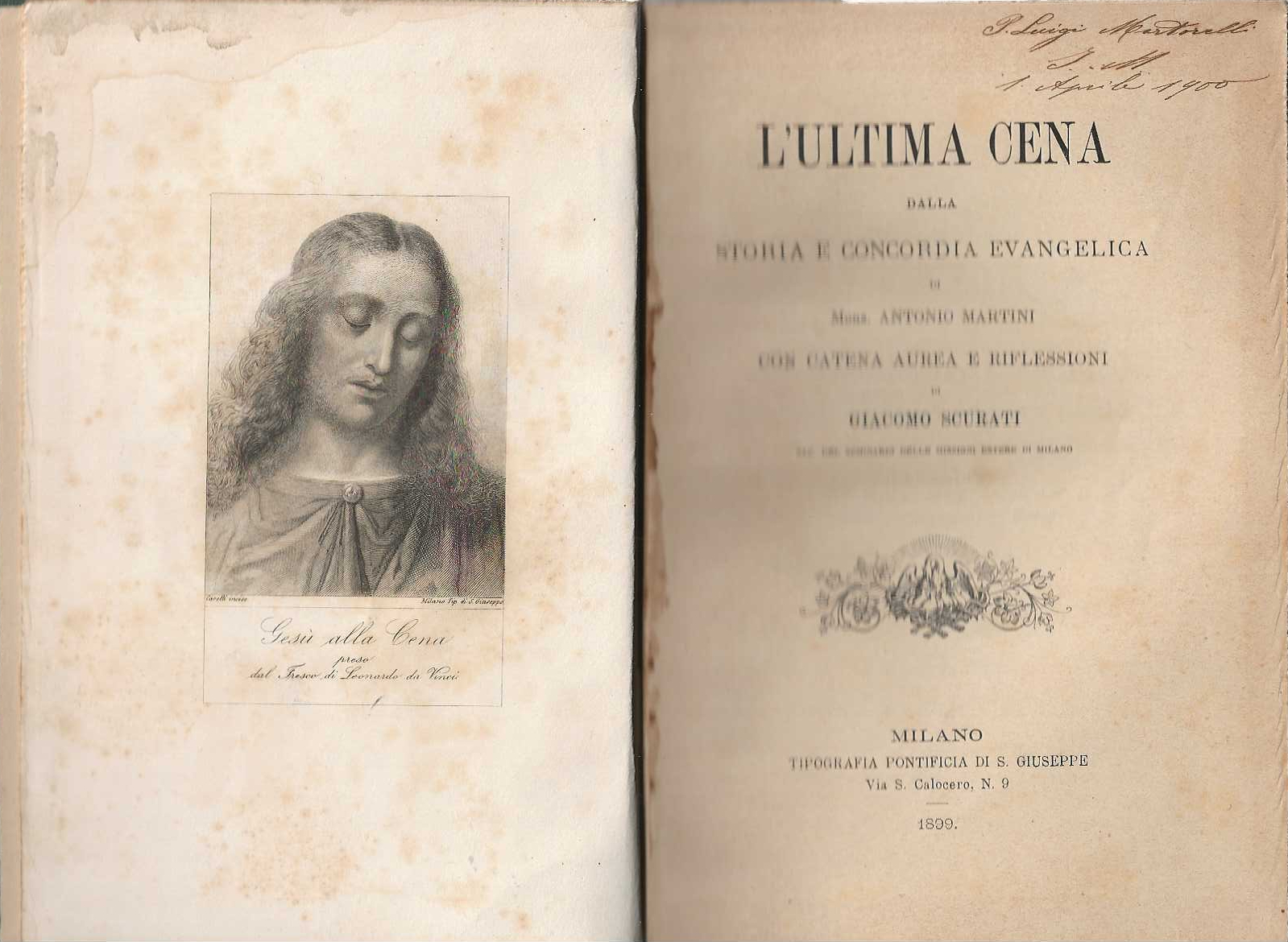 L' Ultima cena dalla Storia e Concordia Evangelica