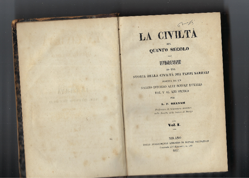 La Civiltà Nel Quinto Secolo Introduzione Ad Una Storia Della …