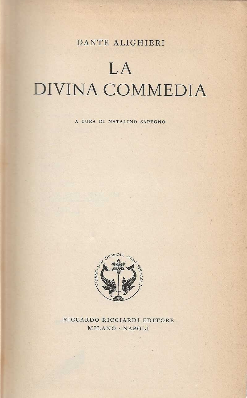 La Divina Commedia