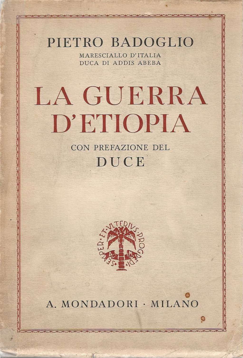 La Guerra d' Etiopia
