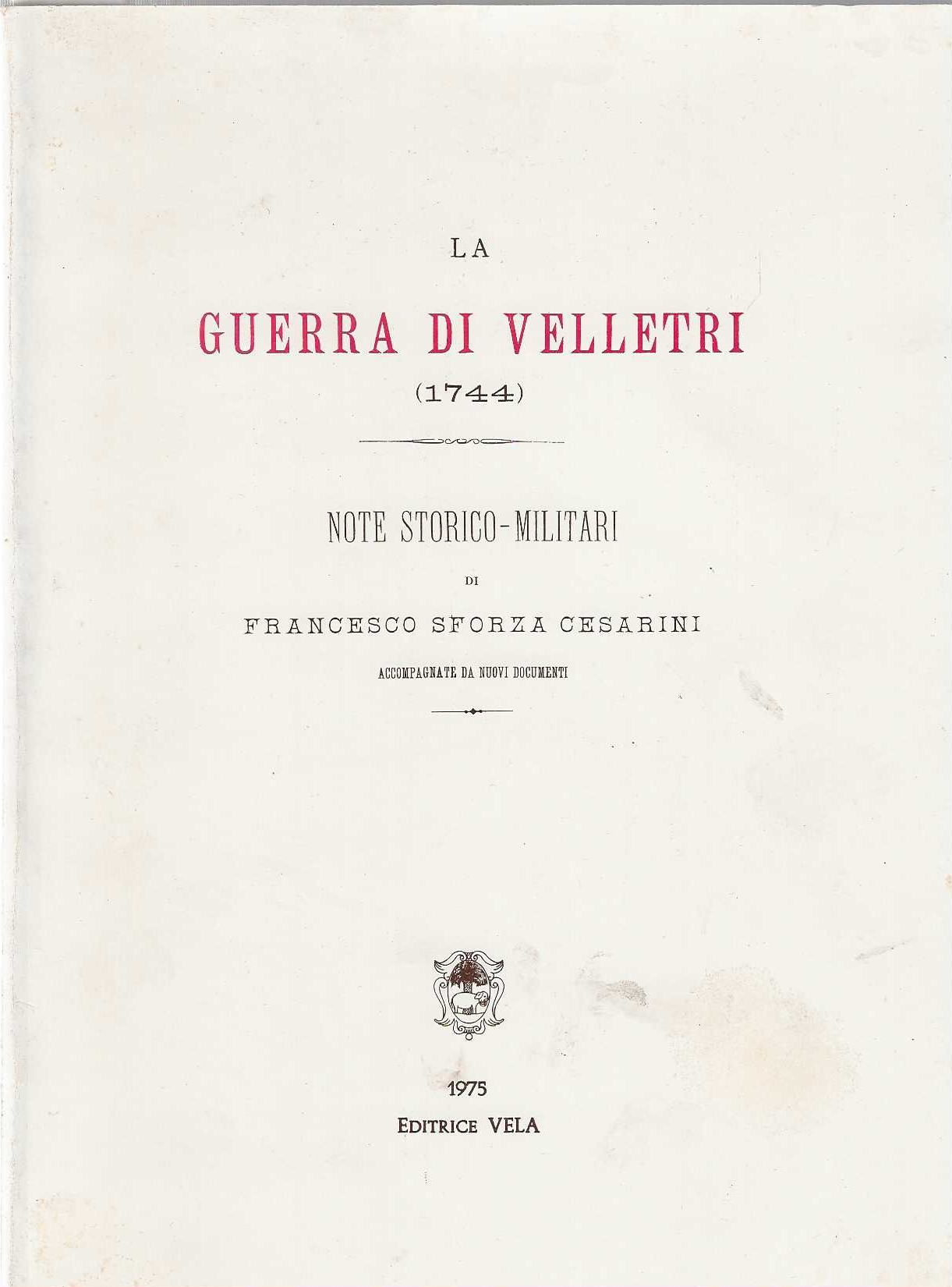 La Guerra di Velletri (1744)
