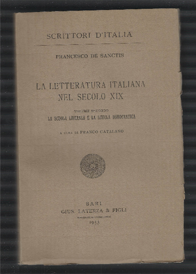La Letteratura Italiana Nel Secolo Xix