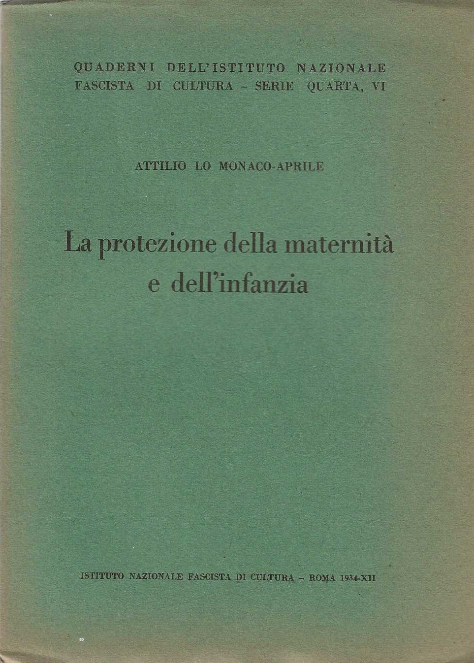 La Protezione della Maternità e dell'infanzia