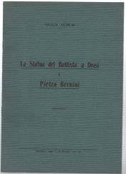 La Statua Del Battista A Drosi E Pietro Bernini