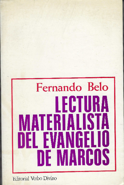 Lectura Materialista Del Evangelio De Marcos