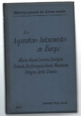 Les Aspirations Autonomistes En Europe Leçons Faites A L'école Des …