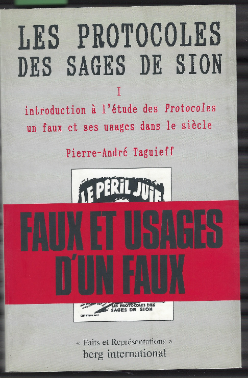 Les Protocols Des Sages De Sion