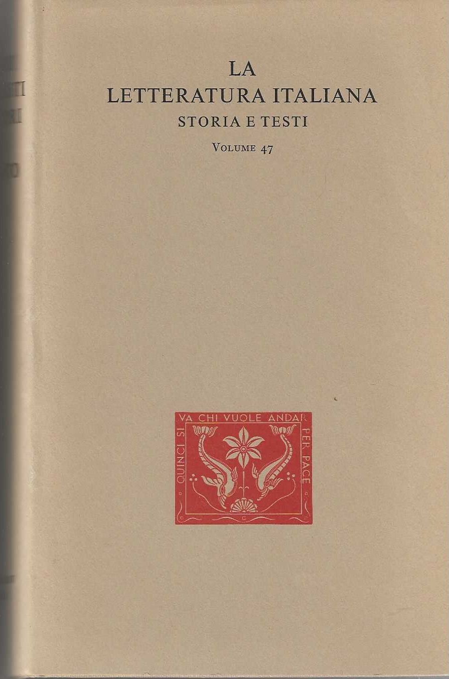 Letterati Memorialisti Viaggiatori del Settecento