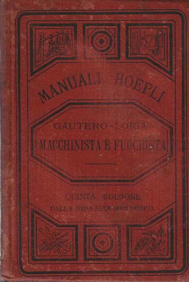 Manuale del macchinista e fuochista